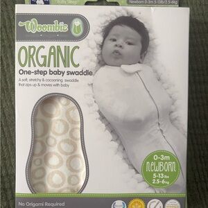 Woombie Organic Newborn Baby Swaddle